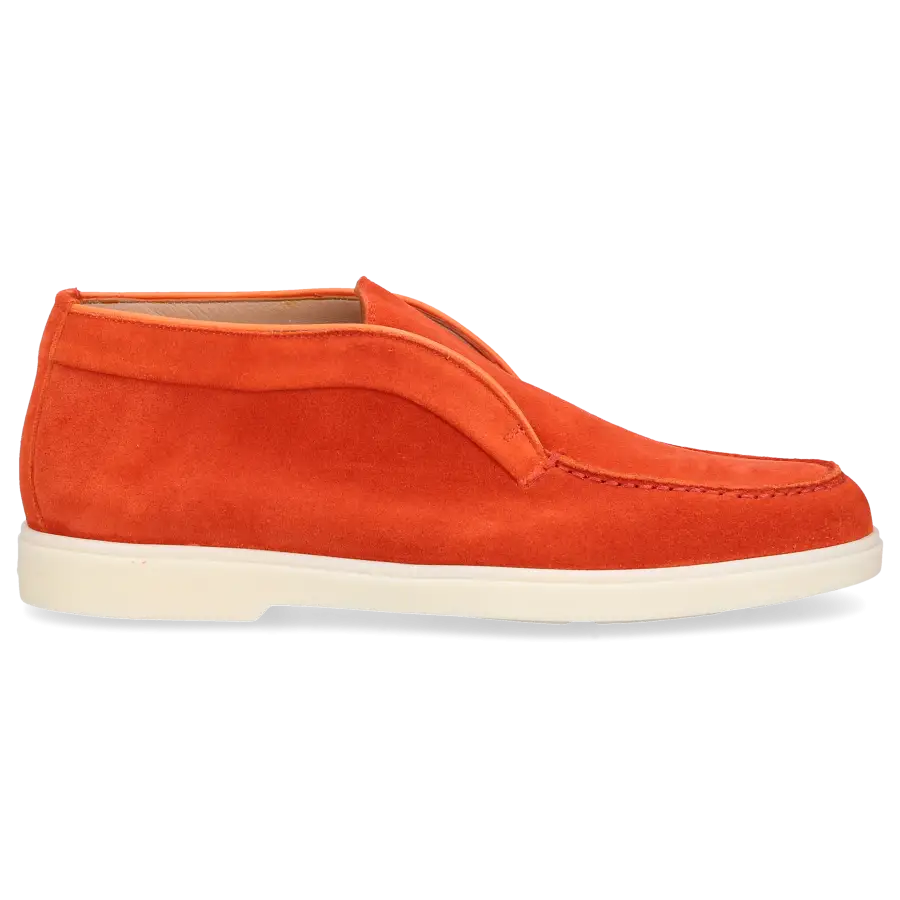 Santoni - Stiefeletten DESERT BOOT Veloursleder - orange