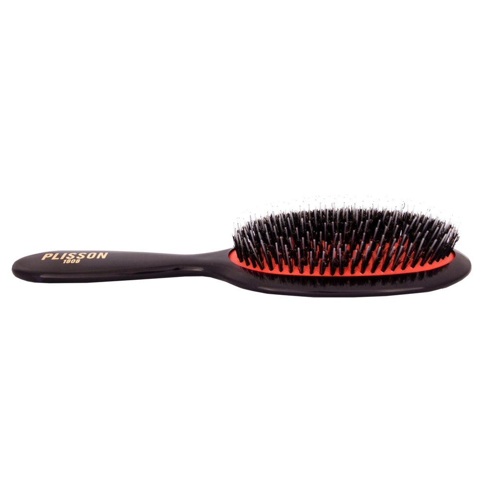 plisson 1808 Brosse à cheveux pneumatique moyen modèle - Sanglier et Picots Nylon Brosse à Cheveux