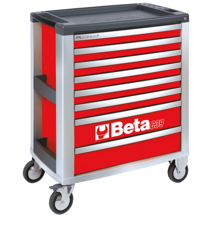Beta 039000043 C39-8/O Εργαλειοθήκη με 8 Συρτάρια Κόκκινη