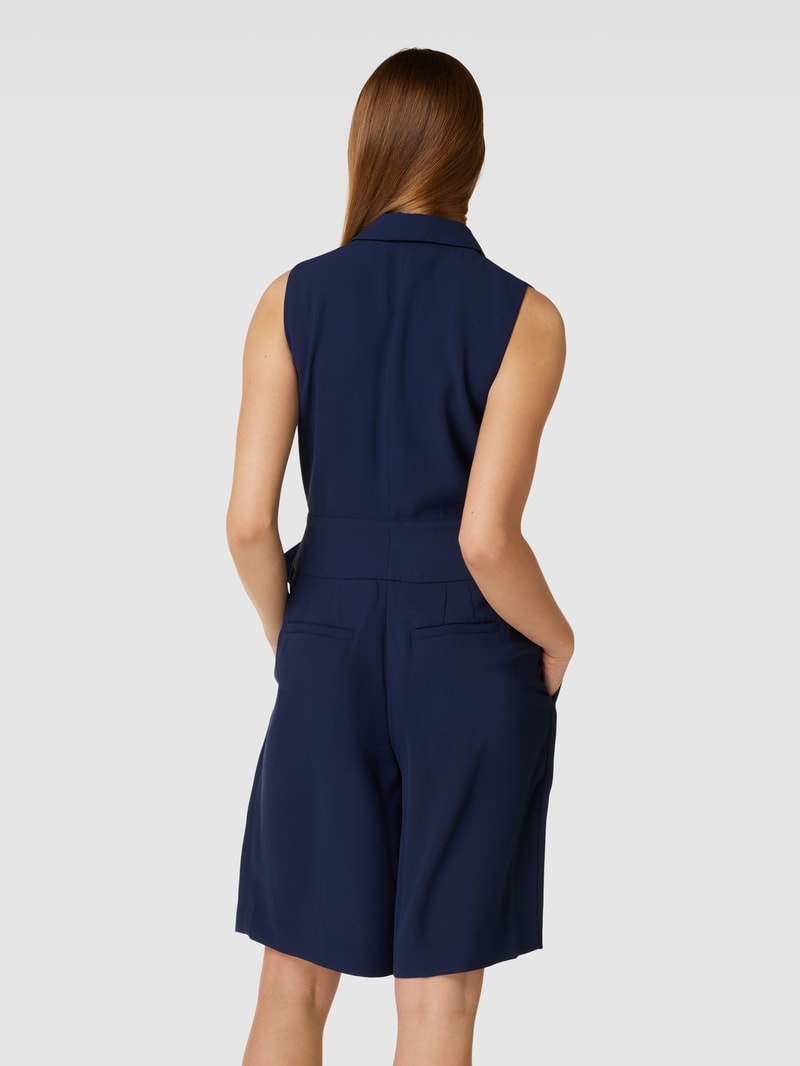 Playsuit in Wickel-Optik Modell 'EMIARA' in marineblau