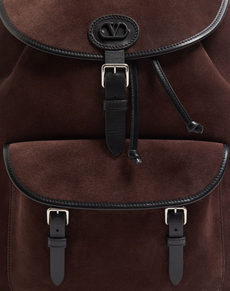 Mochila de camurça Antibes da Valentino Garavani