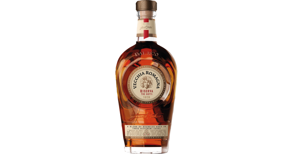 Brandy Vecchia Romagna Riserva Tre Botti