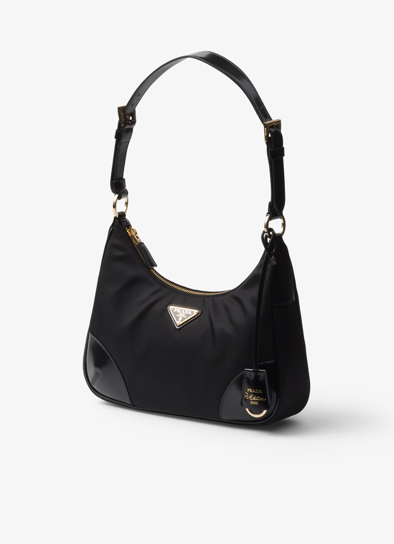 Geantă Prada Re-Edition 2002 din nailon cu detalii din piele