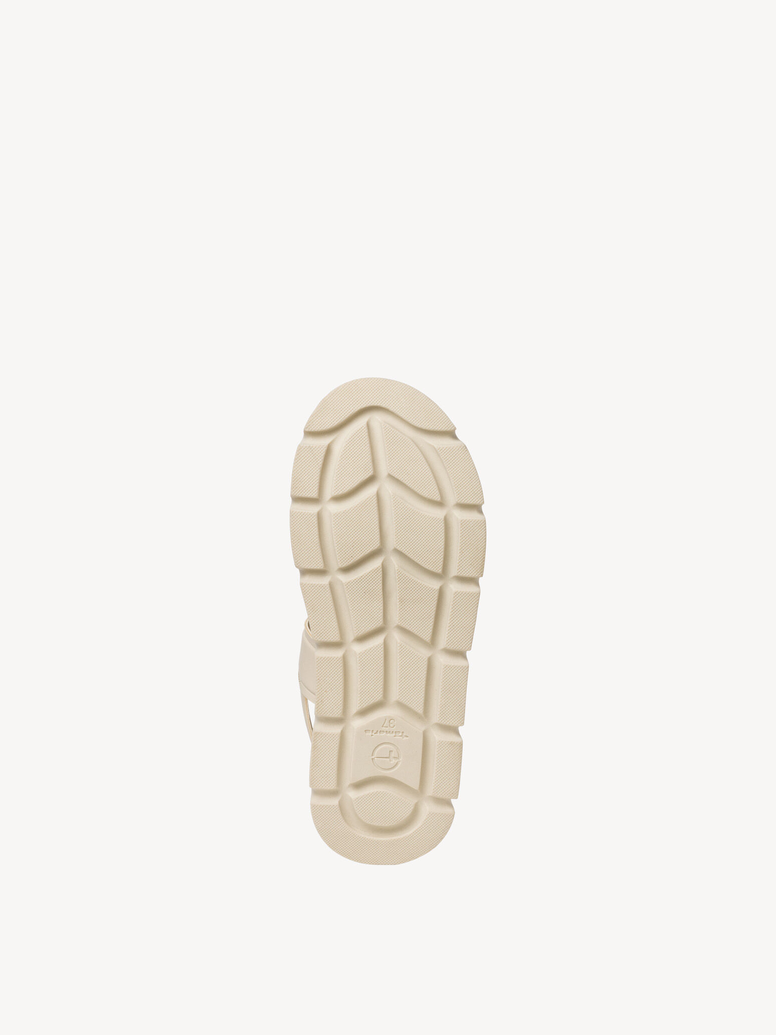 Sandale en cuir - beige