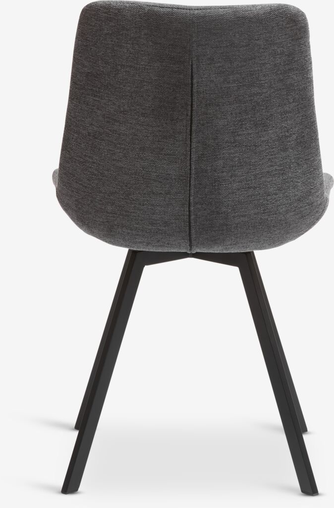 Krzesło do jadalni HYGUM obrotowe HYGUM szaro-czarne
