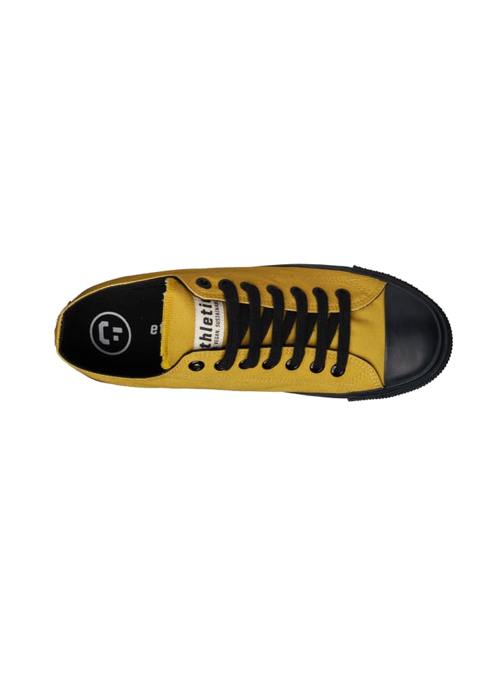 ethletic Canvas Sneaker Black Cap Lo Cut in Mustard Yellow P | Jet Black günstig kaufen