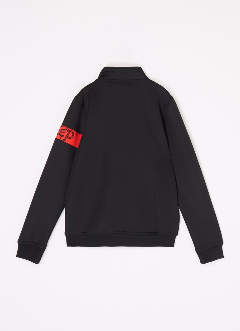 Bluza z kapturem Black Bananas Commander z zamkiem błyskawicznym