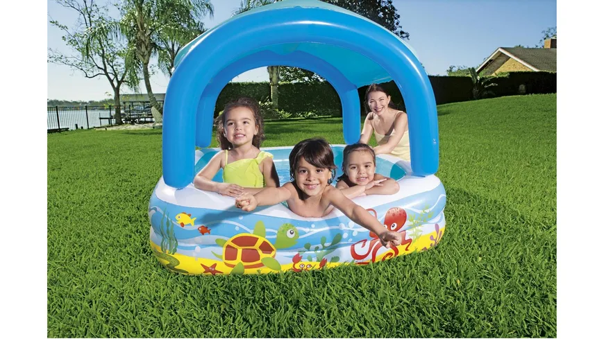 Bestway - Planschbecken „Pavillon“ 140 x 140 x 114 cm