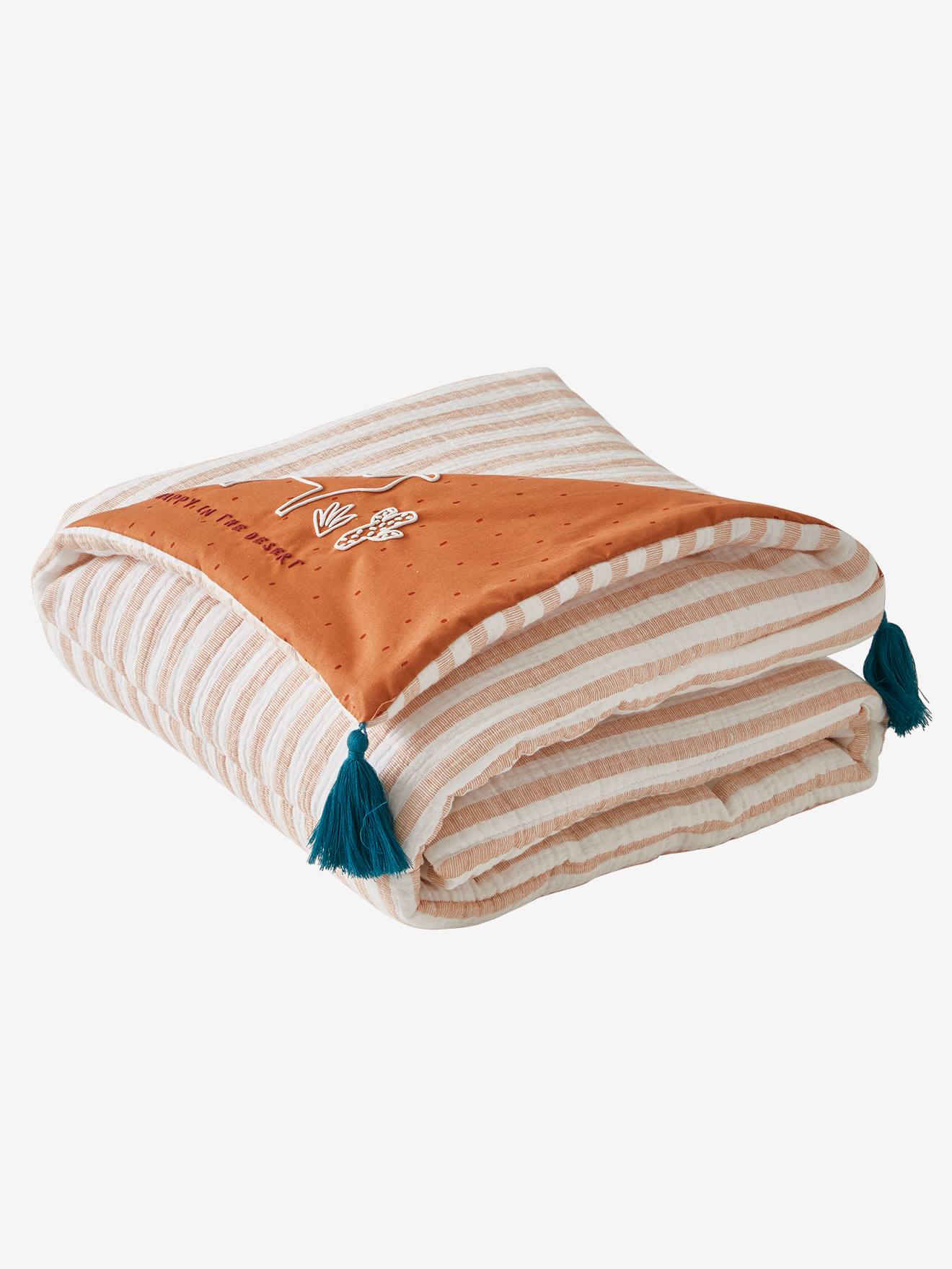 Vertbaudet Baby Spieldecke/ Laufstalleinlage WILD SAHARA - wollweiß/beige