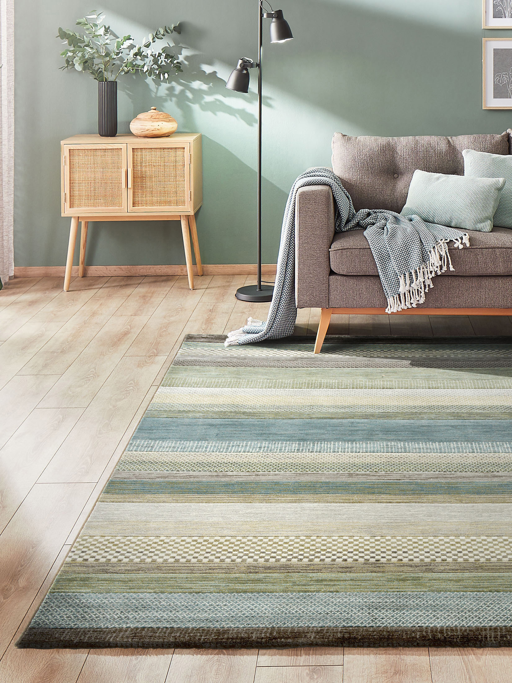 Maturin Moderner Teppich, Ocean