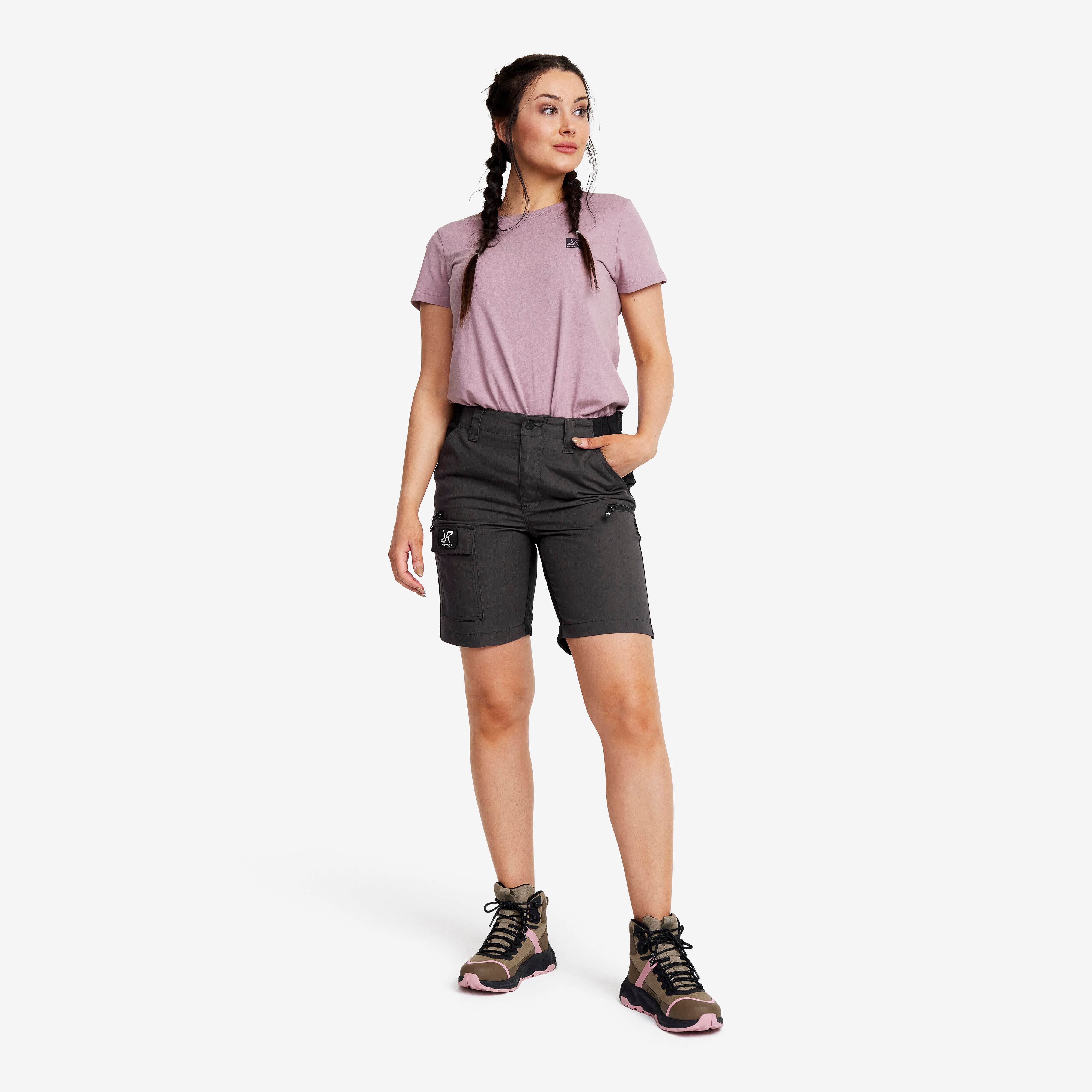 Nordwand Shorts Femme Anthracite