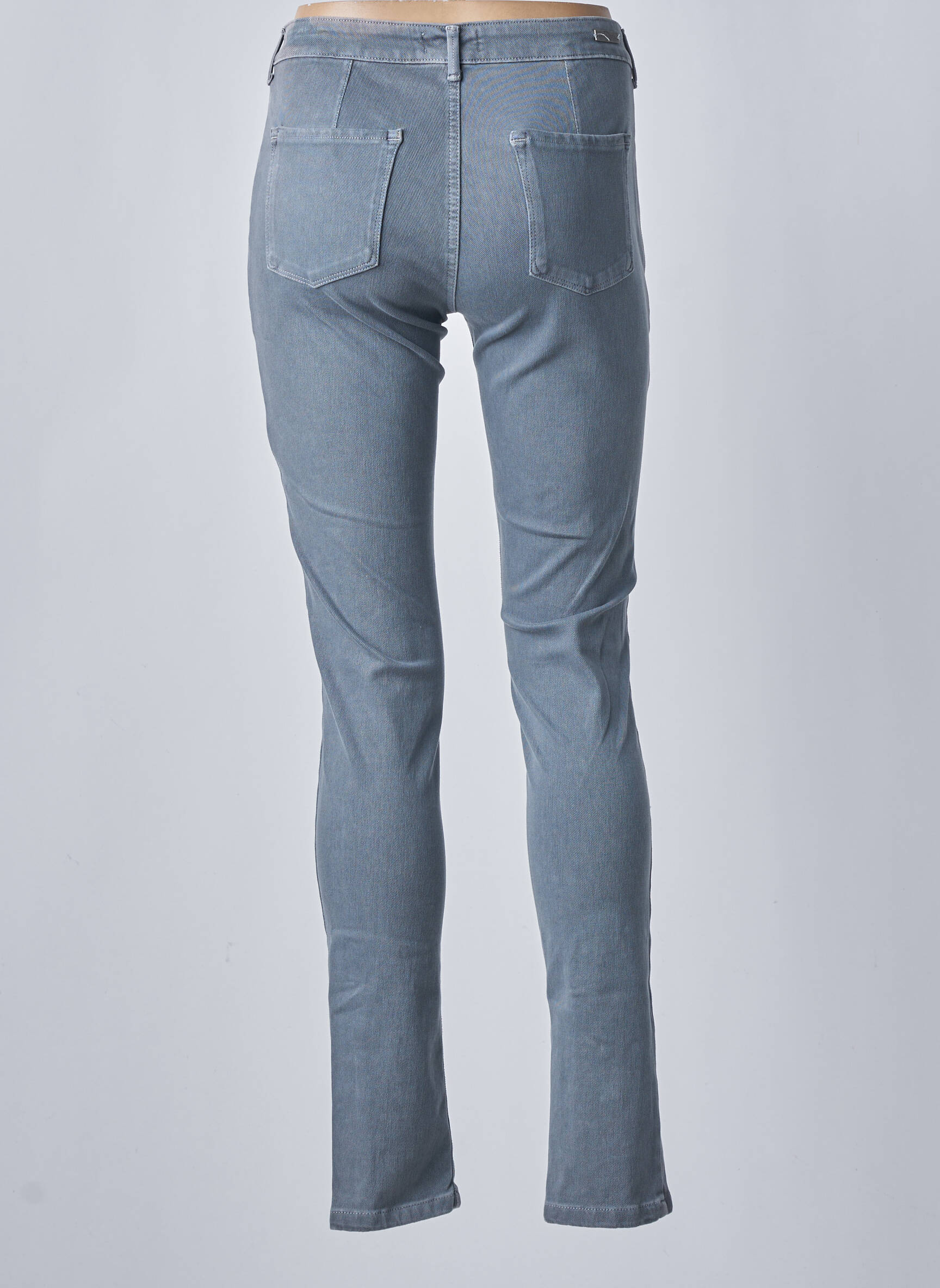 Desgaste Jeans Coupe Slim Femme couleur gris