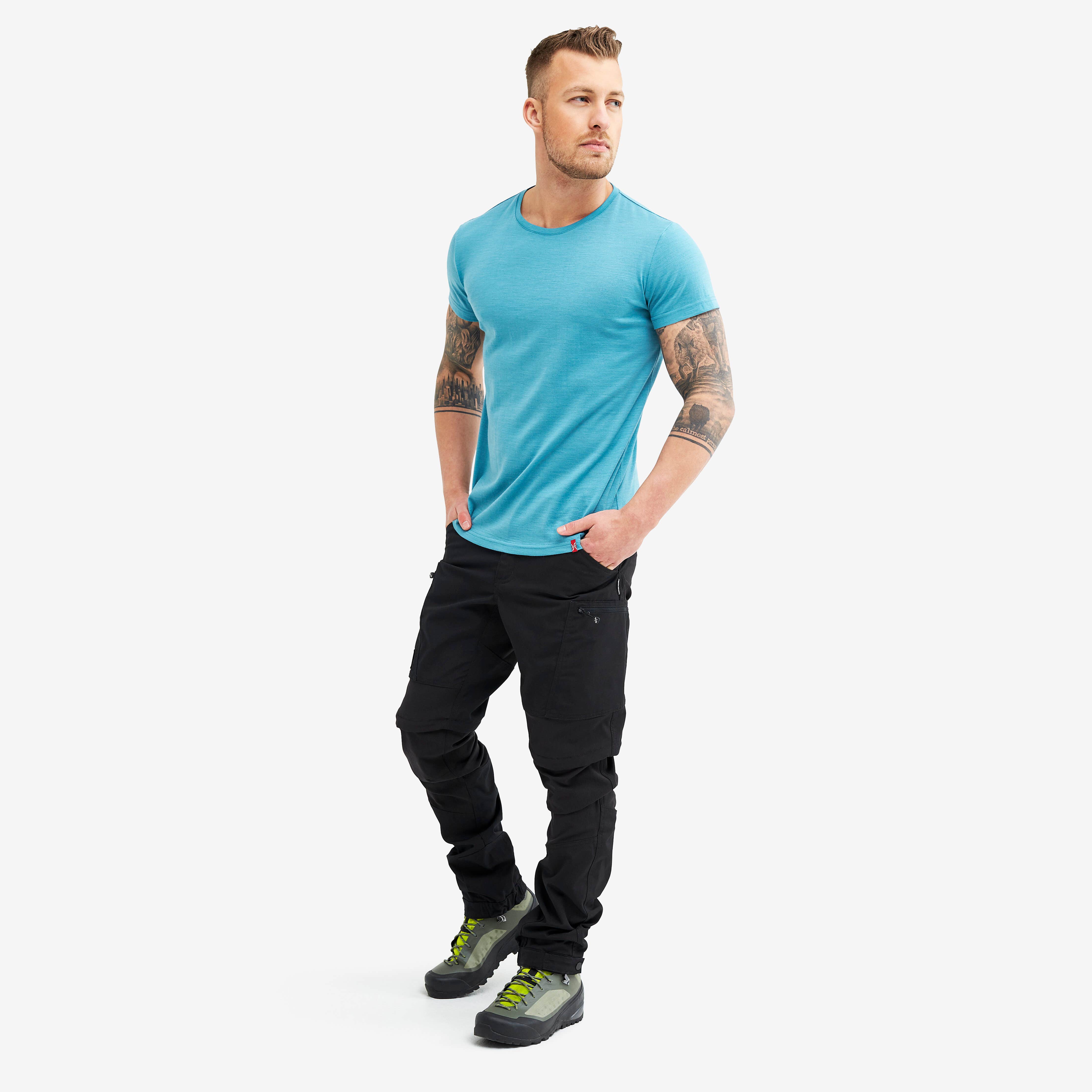 Nordwand Pro Zip-off Pants Homme Jetblack
