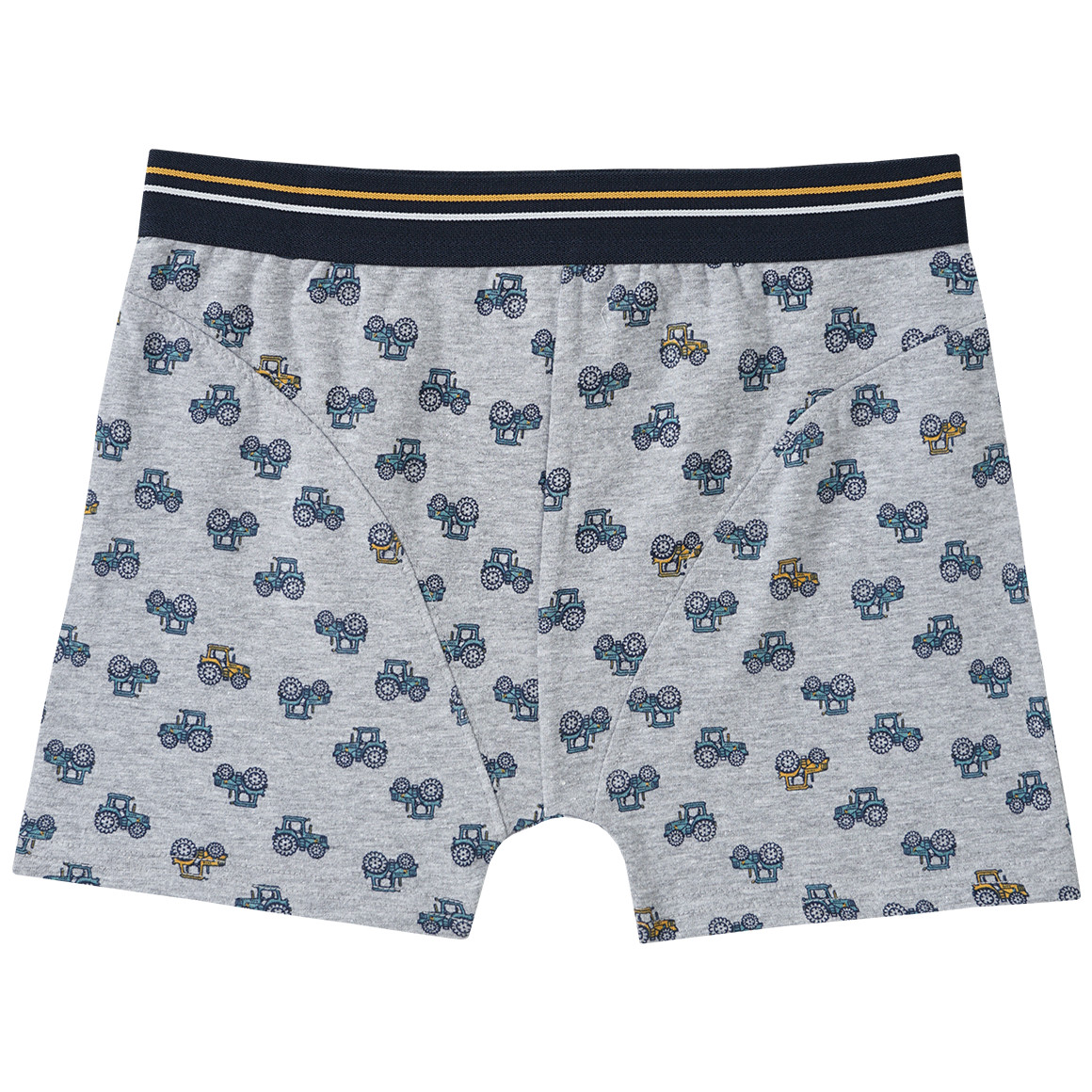 3 Jungen Boxer mit Trecker-Print
