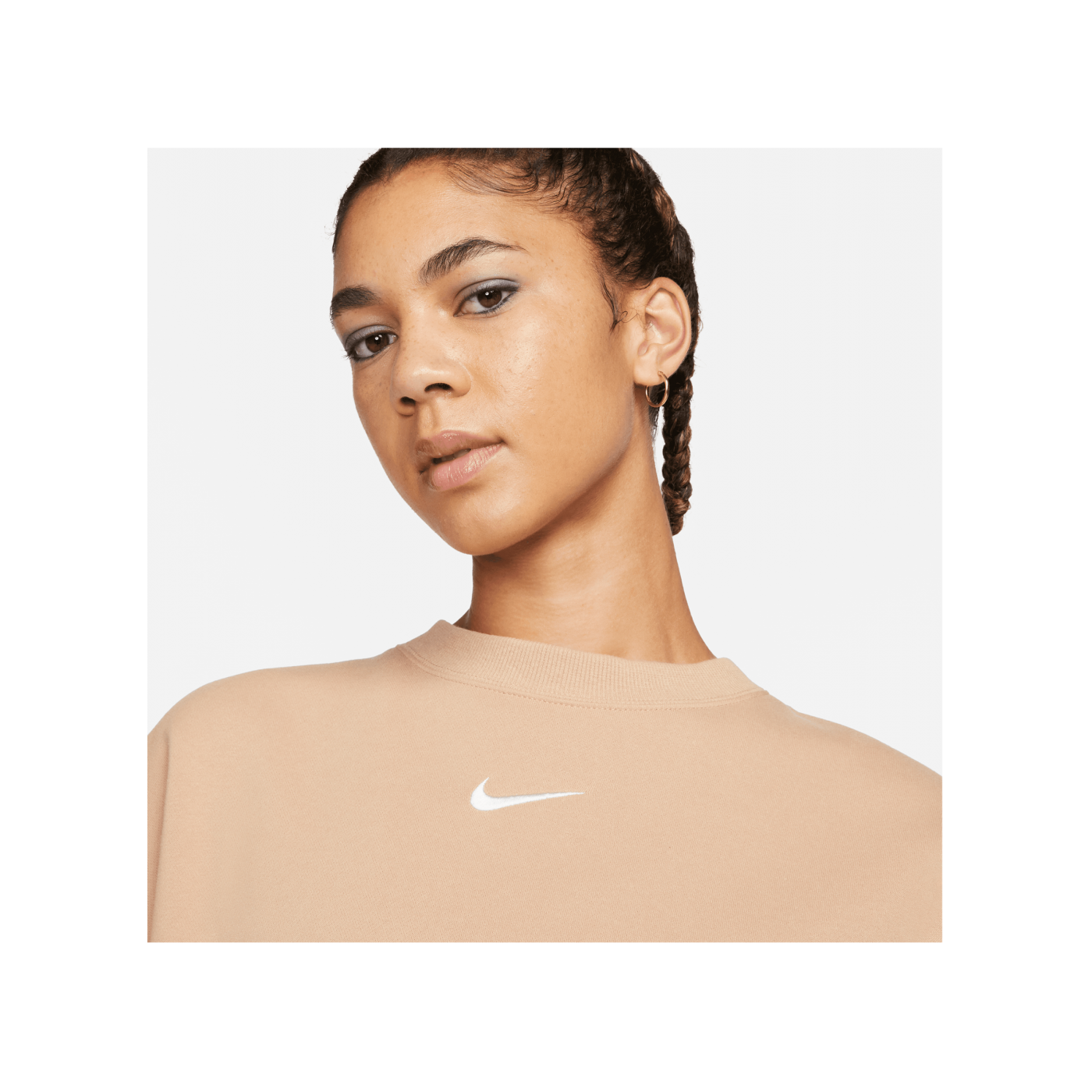 Nike Phoenix Fleece Sweatshirt Damen Braun F200