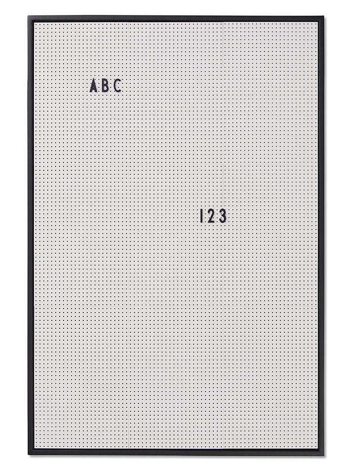 Design Letters Message-Board in Grau - A2 günstig kaufen onesize