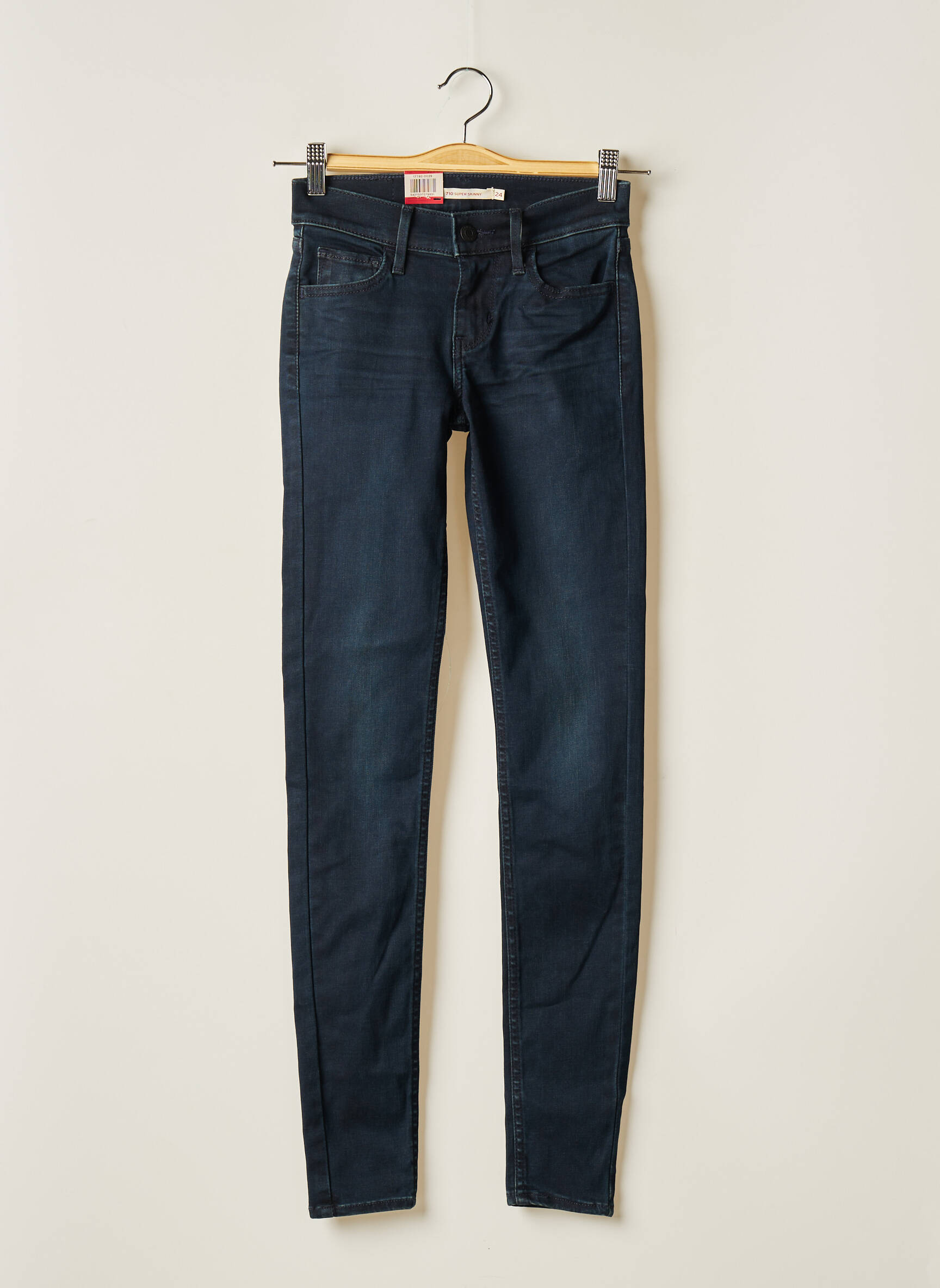 Levis Jeans Skinny Femme couleur bleu