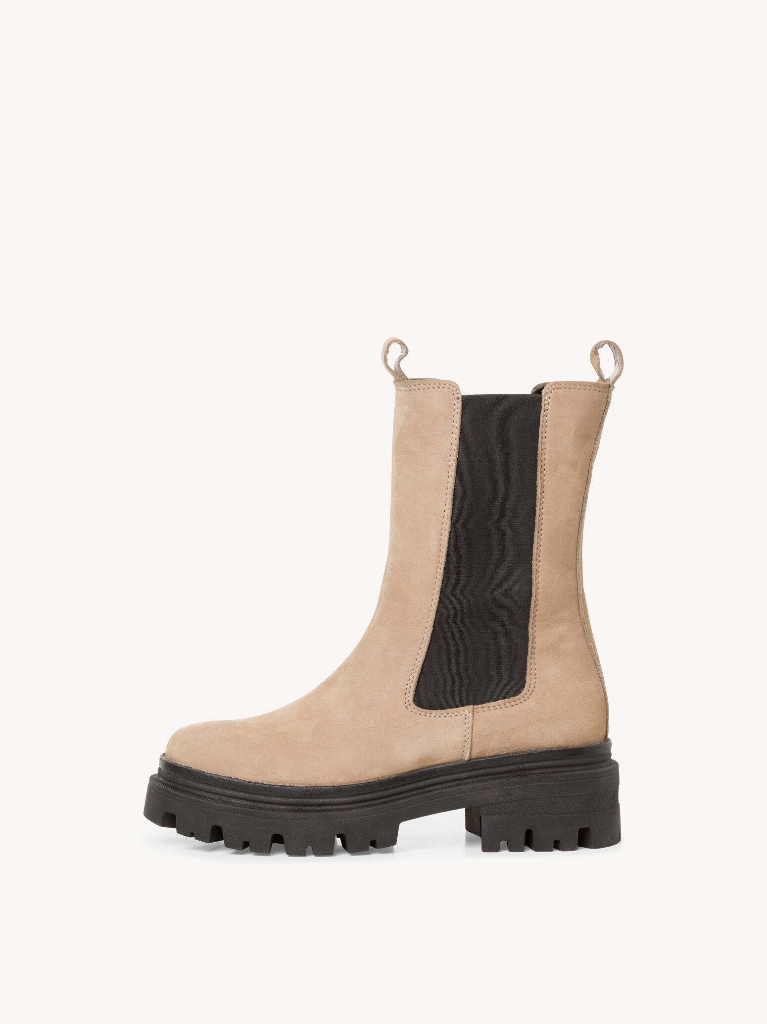 Bottine Chelsea en cuir - marron