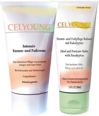 CELYOUNG Intensiv Fersen Fußcr. Balsam 2x100ml  1 St  Kombipackung