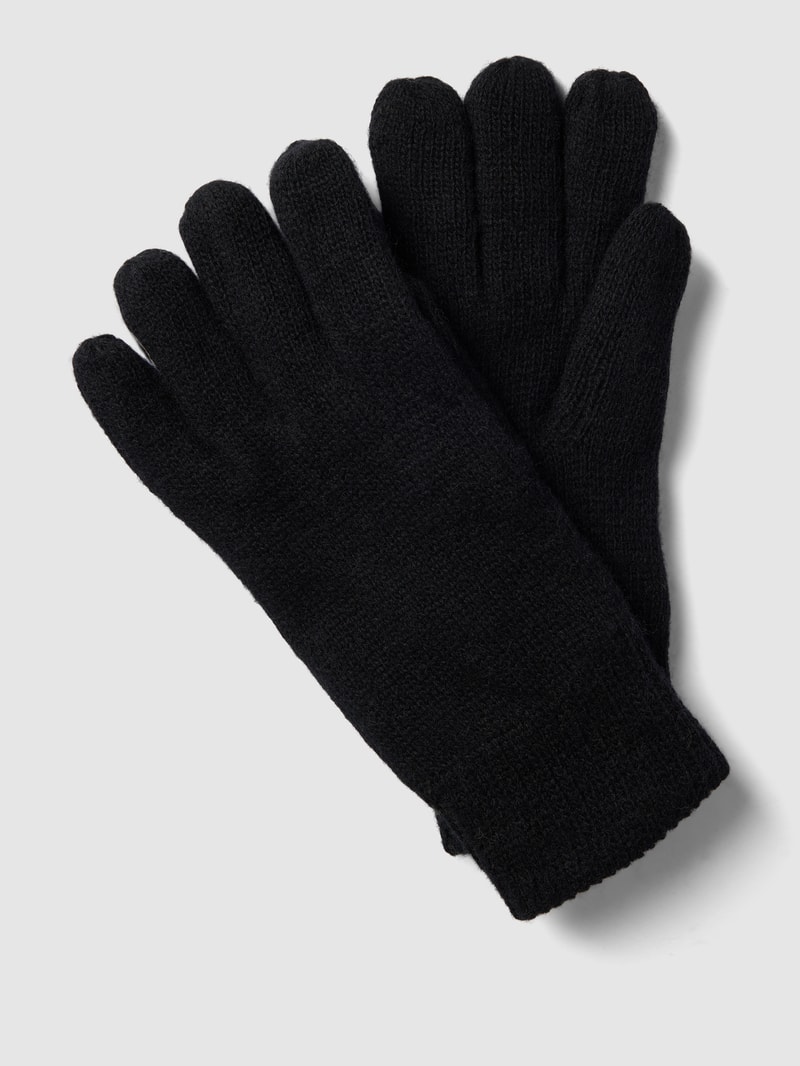 Handschuhe mit verstellbarem Riegel Modell 'Carlton' in schwarz