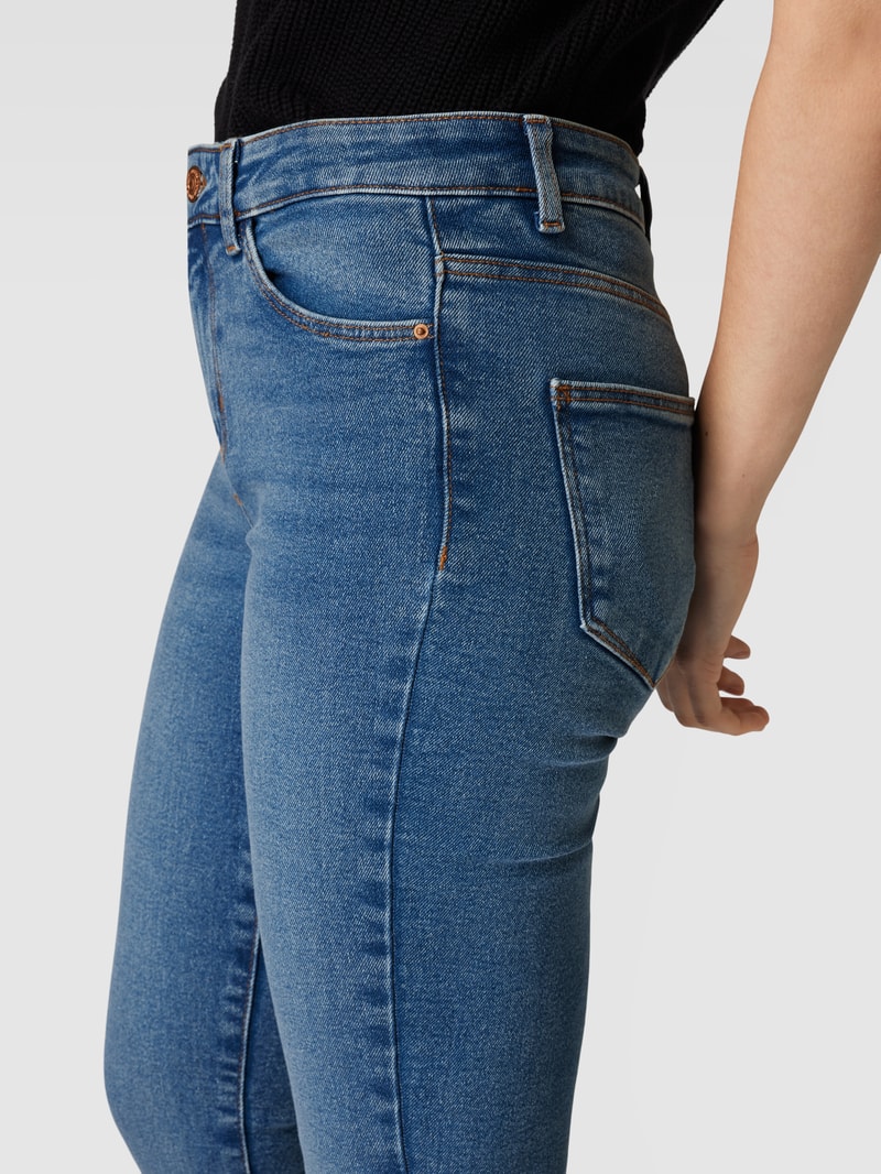 Skinny Fit Jeans im 5-Pocket-Design Modell 'DANA' in jeans