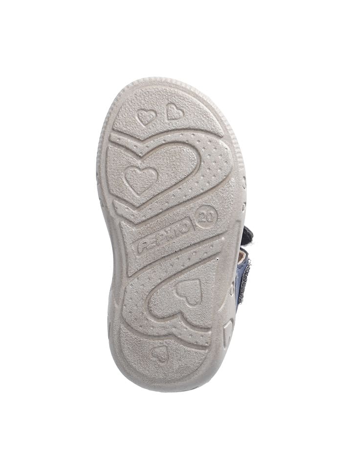 PEPINO Leder-Sandalen in Dunkelblau günstig kaufen