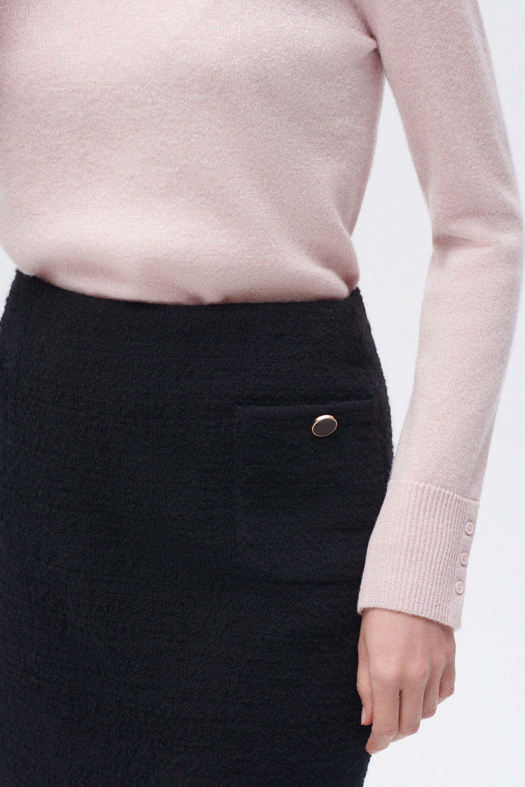 Jupe jerina noir femme