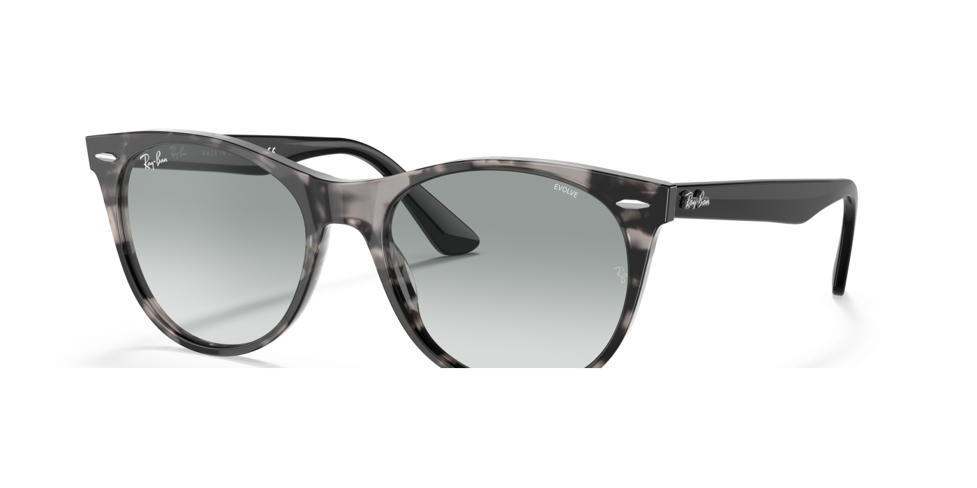 WAYFARER II WASHED EVOLVE - Gri Havana Lustruit, Albastru Deschis Fotocromatic