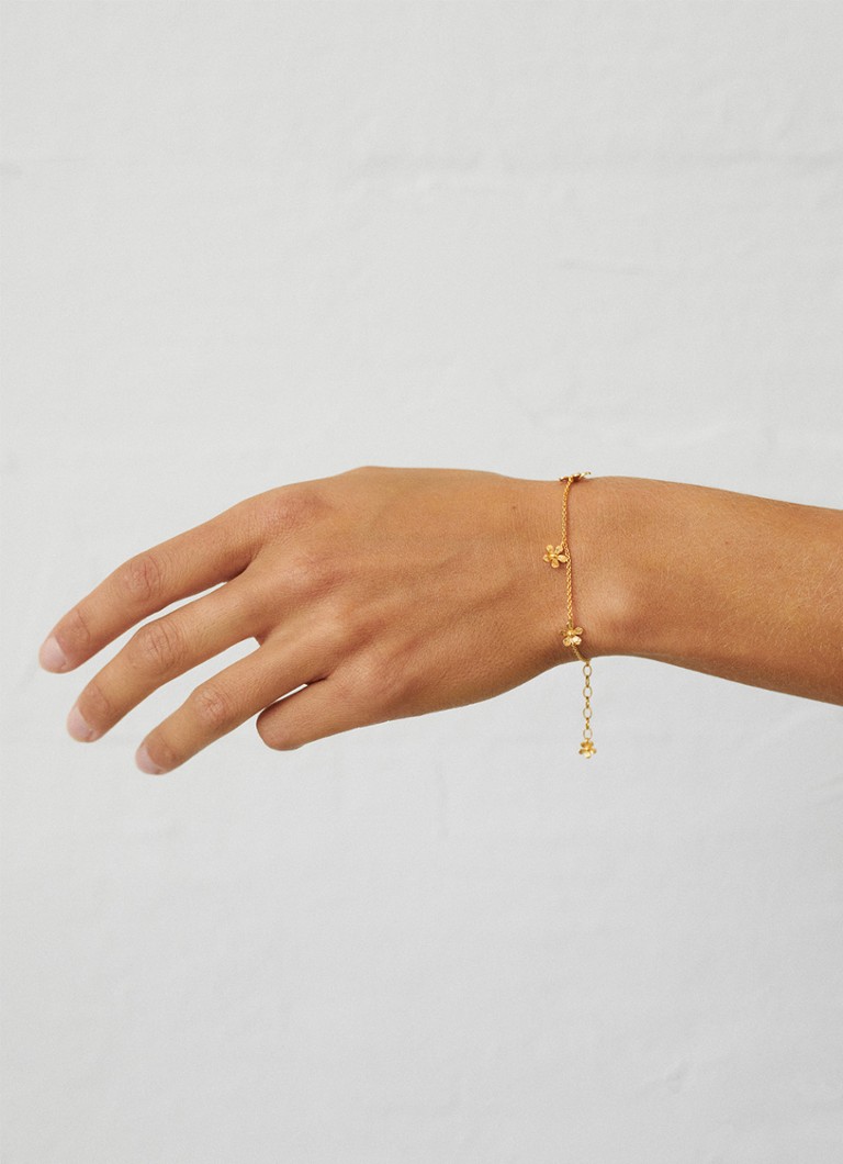 Pernille Corydon Wild Poppy bracelet gold plated
