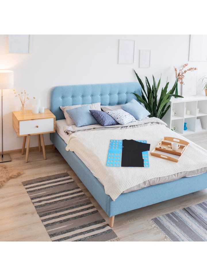 relaxdays Wäschefalter 3.Generation in Blau günstig kaufen onesize