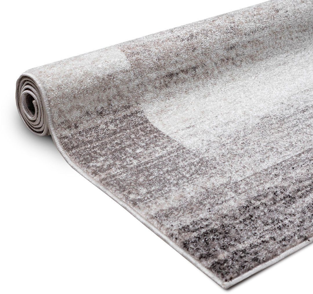 Teppich Beldre, my home, rechteckig, Höhe: 9 mm, mit besonders weichem Flor, Kurzflor, modernes Design, mit Bordüre