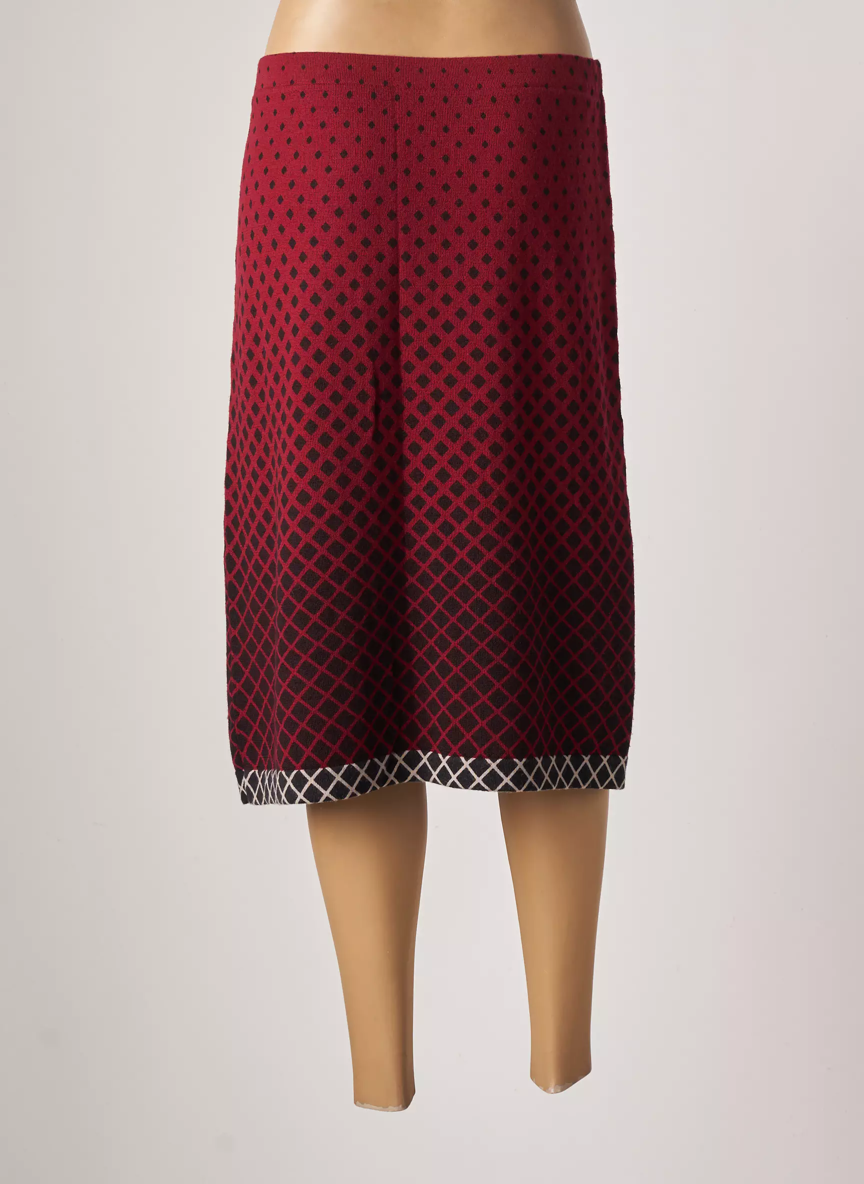 Jei S By Letizia Denaro Jupes Mi Longues Femme couleur rouge