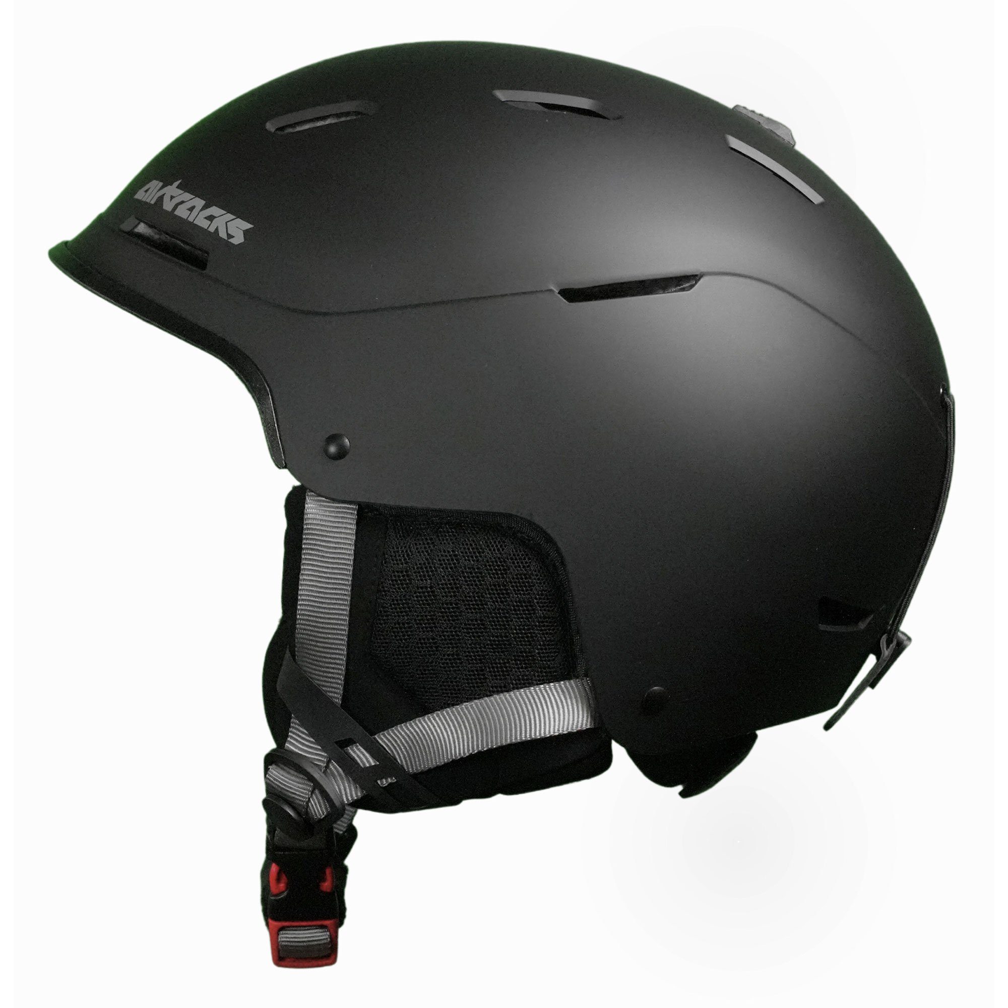 Airtracks Skihelm Ski - Snowboard Helm STRONG SP-S210 (für Herren und Damen mit Ventilationssystem & stufenloser Anpassung), - Farbe Matt  S- 50-54cm. M - 54-58cm, L- 58-61cm
