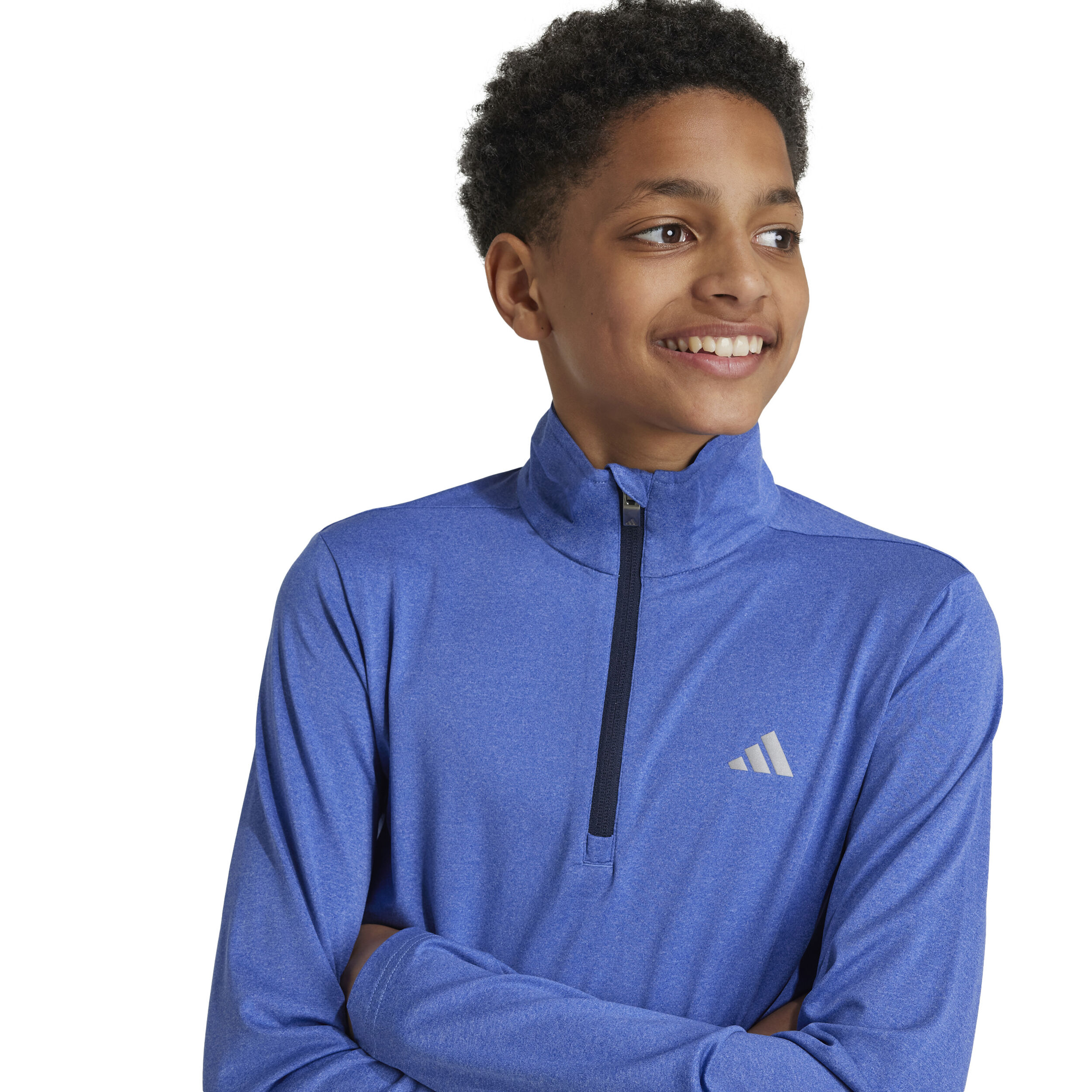 HEA 1/2 Zip Longsleeve Kinder - Blau