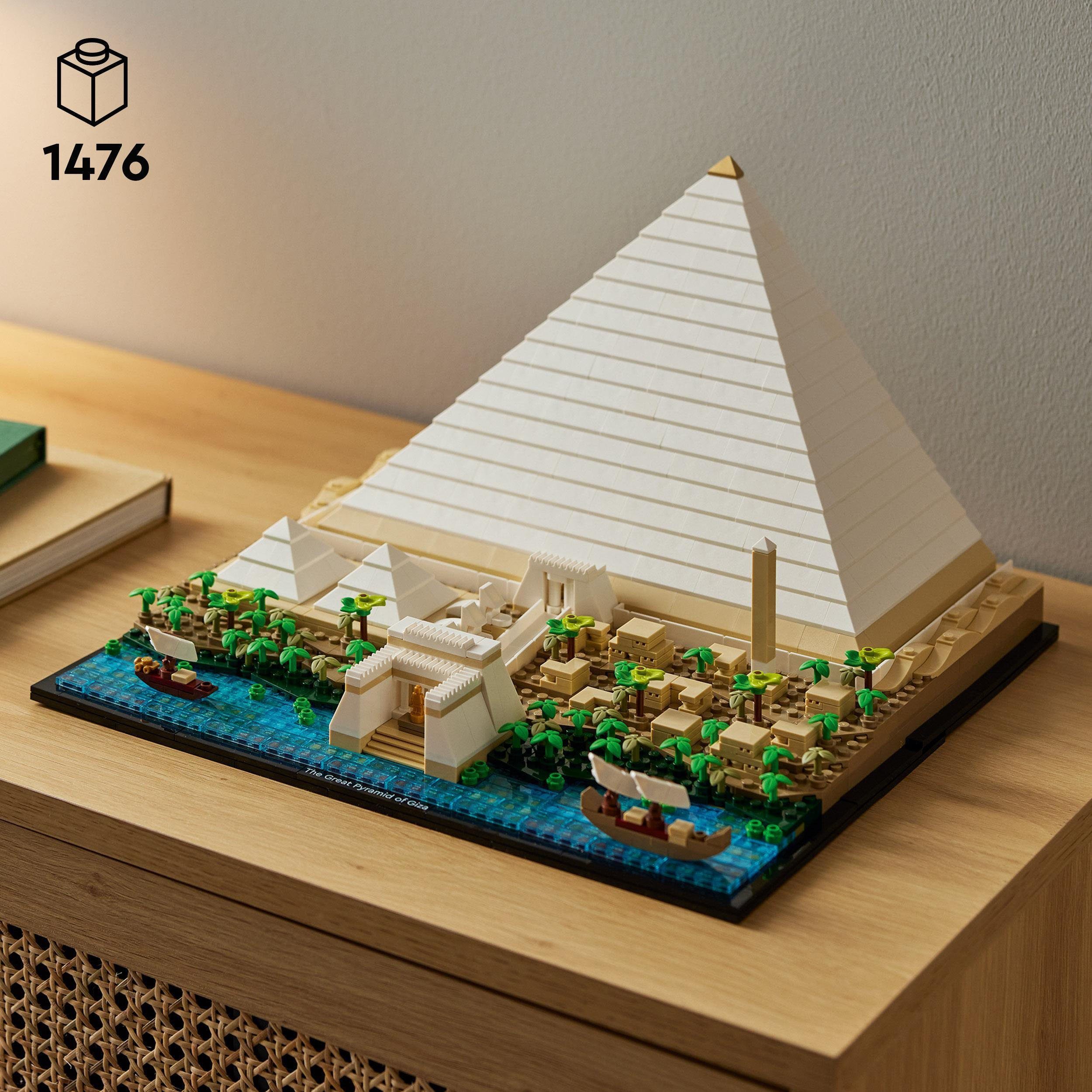 LEGO® Konstruktionsspielsteine Cheops-Pyramide (21058), LEGO® Architecture, (1476 St), Made in Europe