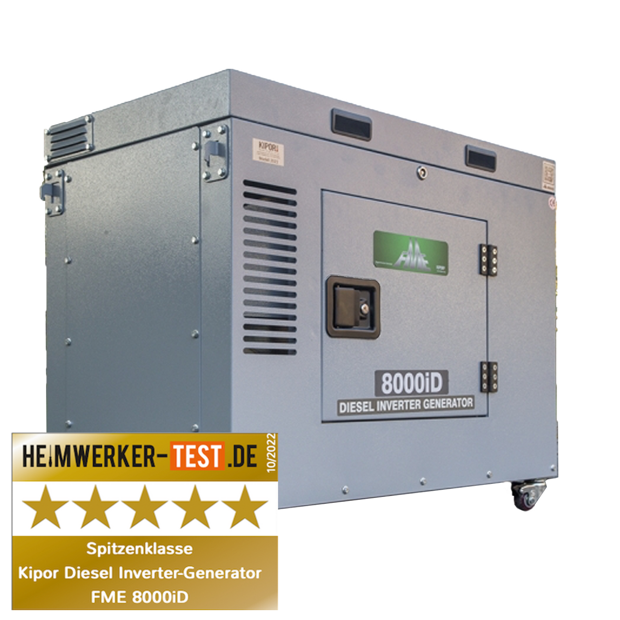 kipor FME 8000iD mit integriertem ATS-Eingang - Diesel Inverter Generator
