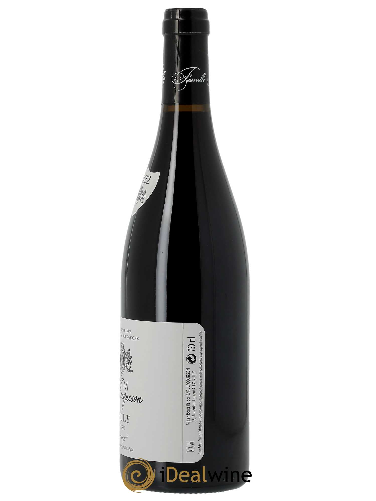 Rully 1er Cru Préaux Paul & Marie Jacqueson  2022 - Lot de 1 Bouteille