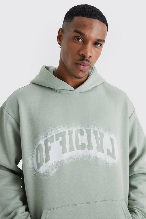 Oversize Official Trainingsanzug mit Print
