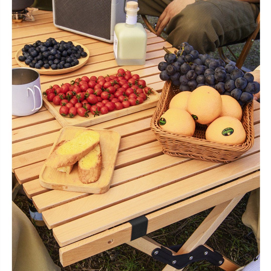 YANN Klapptisch Klapptisch Primitive Outdoor-Eierrollentisch, Picknick (1-St)