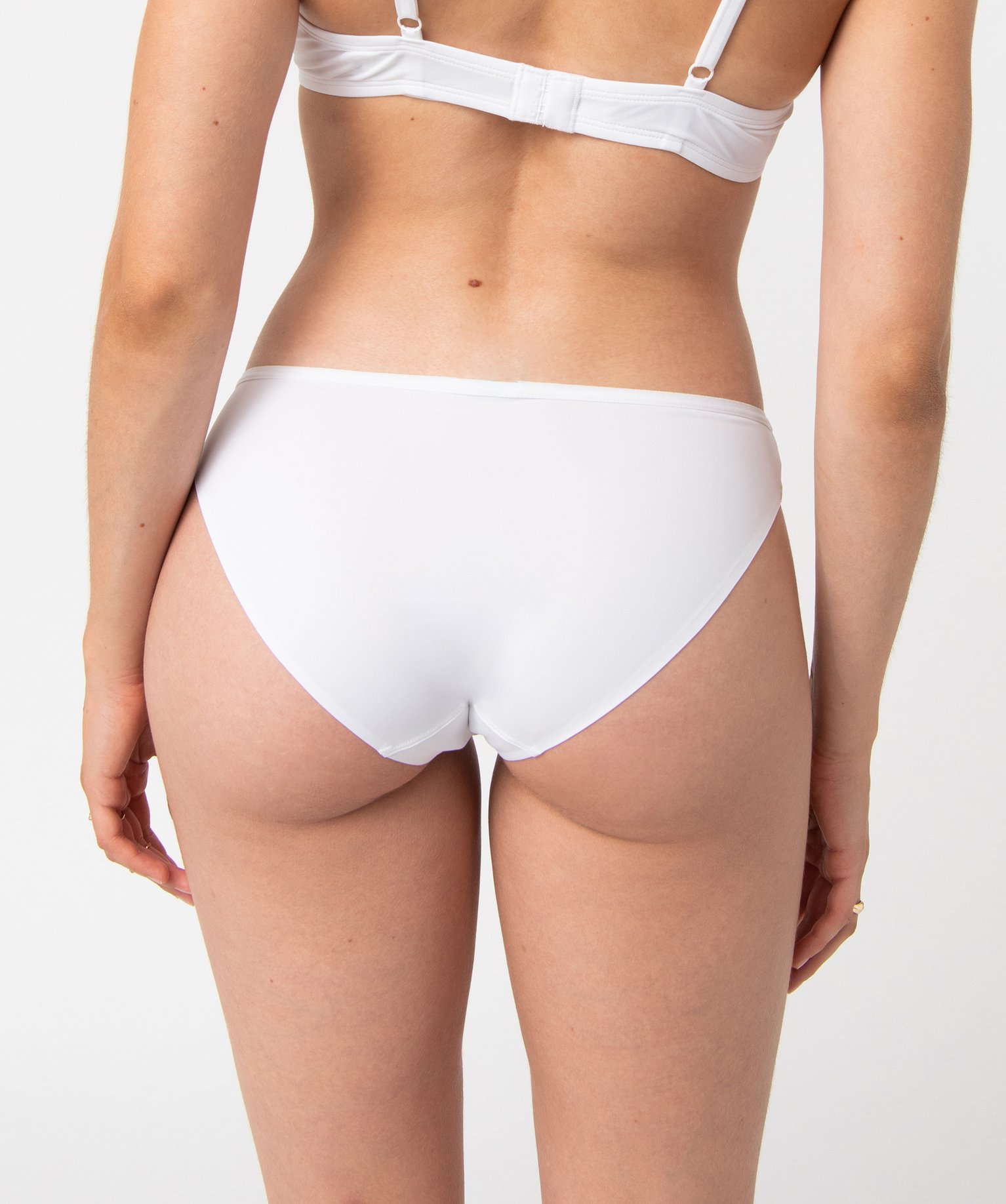 Lot de 2 slips en microfibre blanc | GEMO