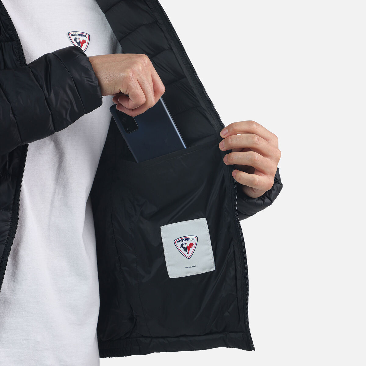 Isolierte Kapuzenjacke für Herren