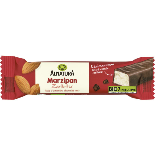 Alnatura Bio Marzipan Riegel Zartbitter 40G