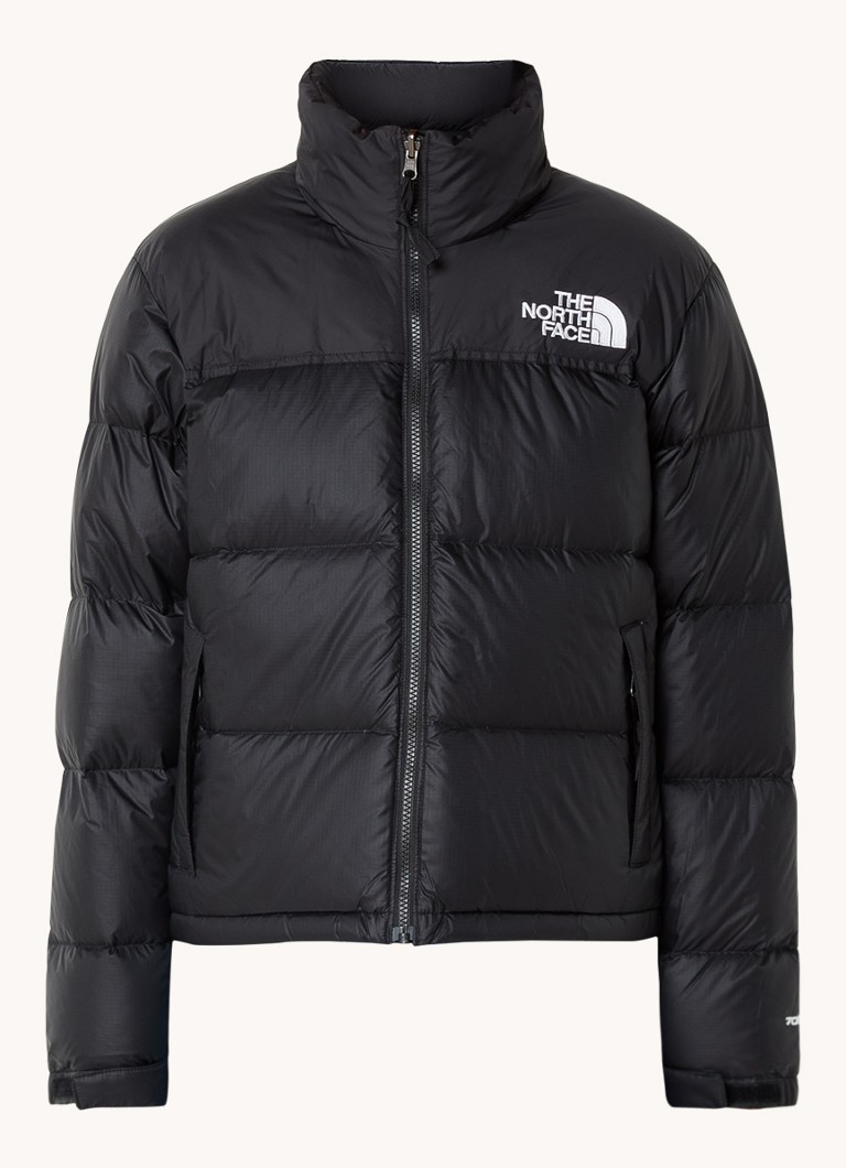 Jachetă de puf The North Face Retro Nuptse 1996 cu glugă pliabilă.
