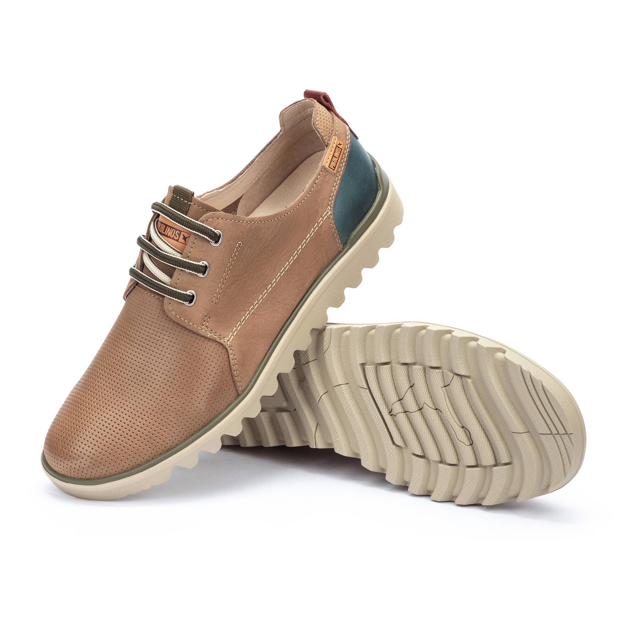 Męskie buty Bluchers z podeszwą sportową - STONE