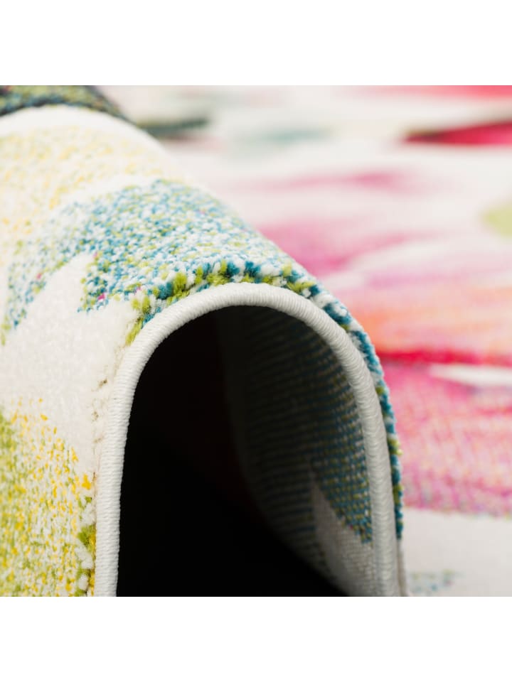 Pergamon Designer Teppich Brilliant Blumen in Bunt günstig kaufen