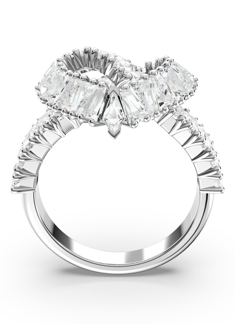 Anello intrecciato Swarovski VITTORE Heart HRT W