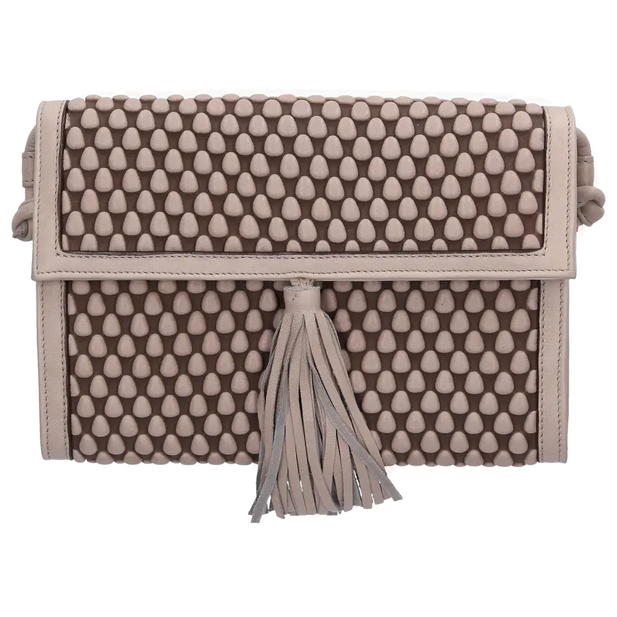 Tissa Fontaneda - Handtasche ALEX Nappaleder Tassel beige - beige