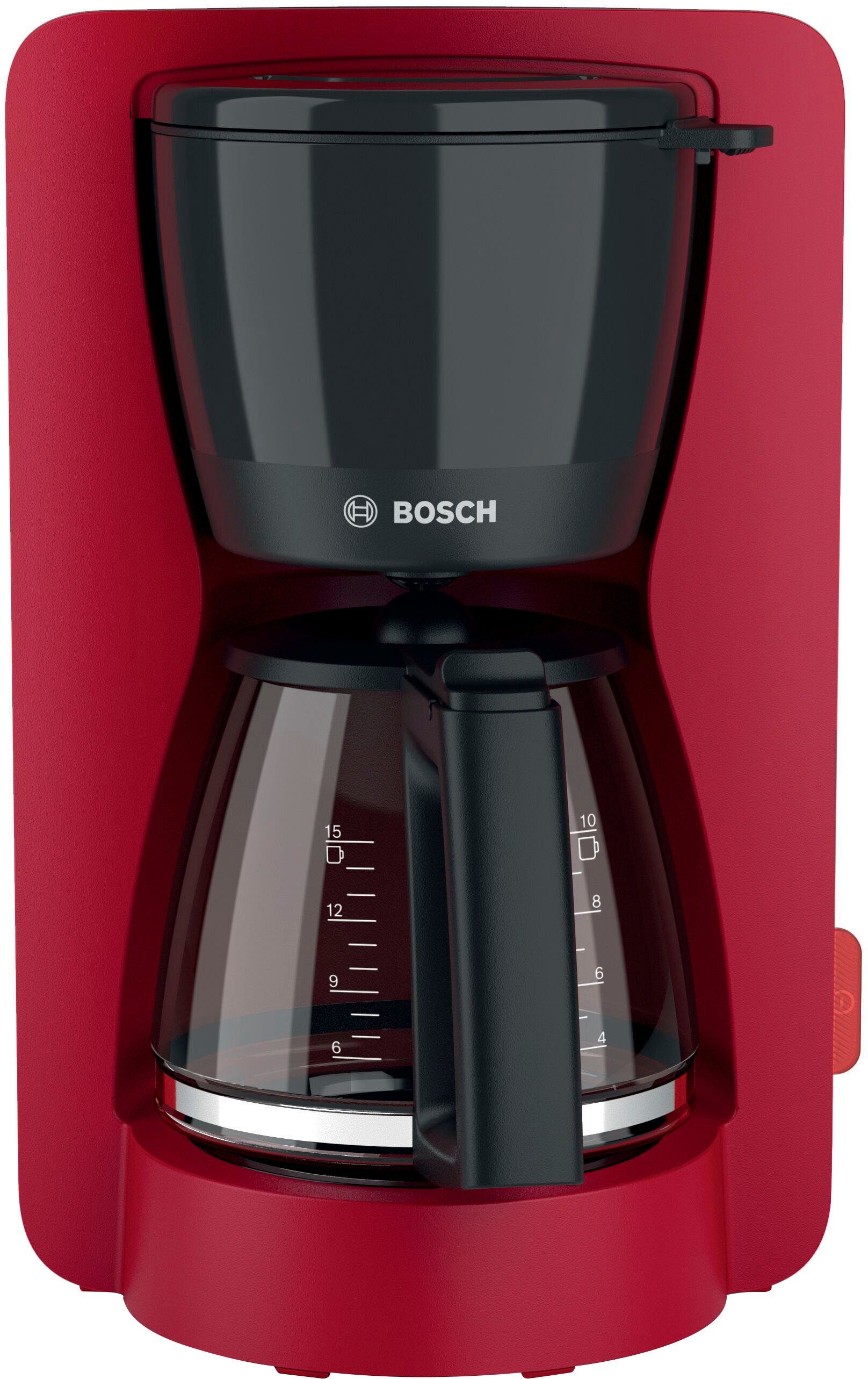 BOSCH Filterkaffeemaschine MyMoment TKA3M134, 1,25l Kaffeekanne, Papierfilter 1x4, 60min Warmhaltefunktion, Aroma intense, Entkalkungsprogramm, 1200 W