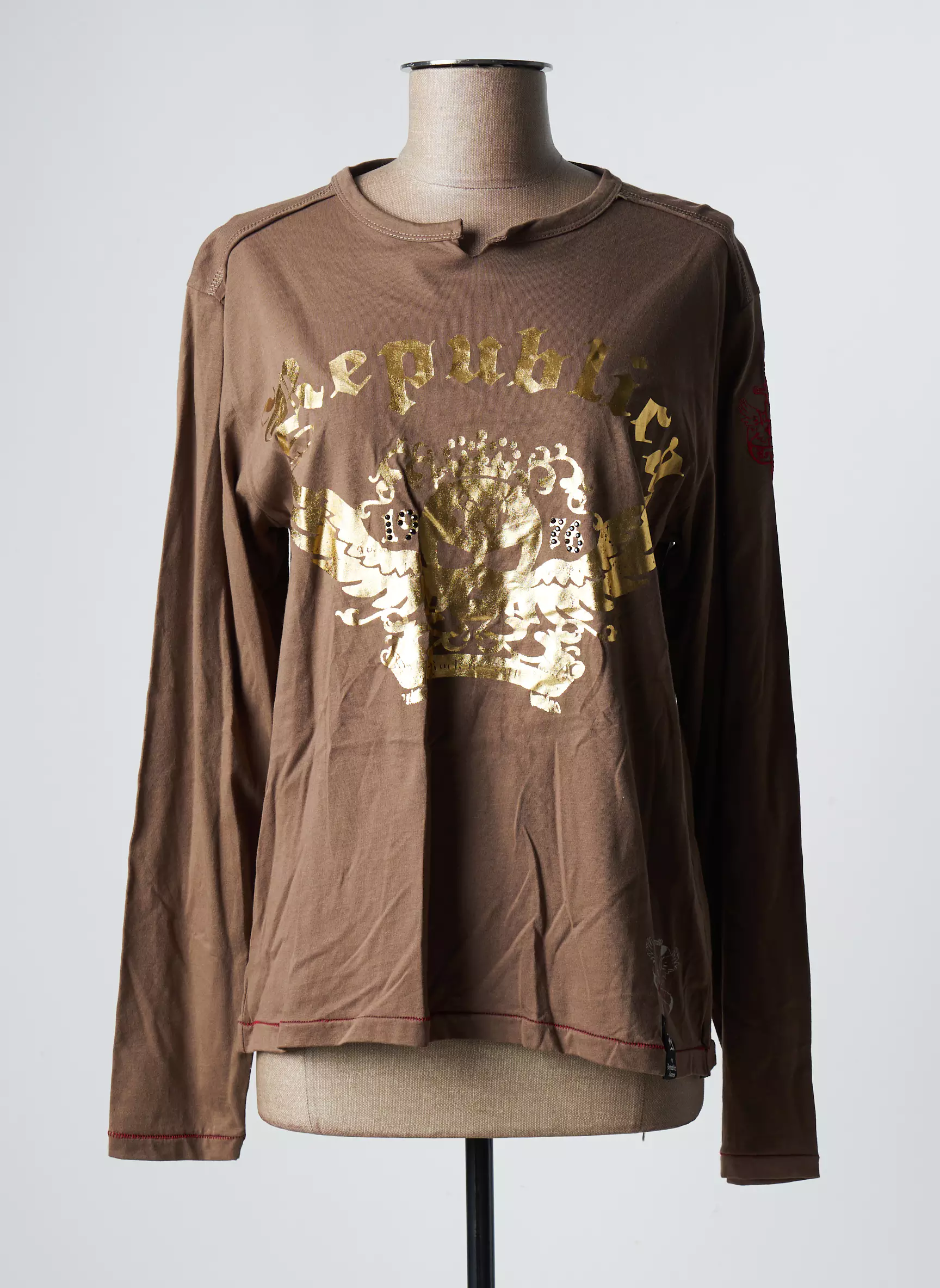 Republica Tshirts Femme couleur marron