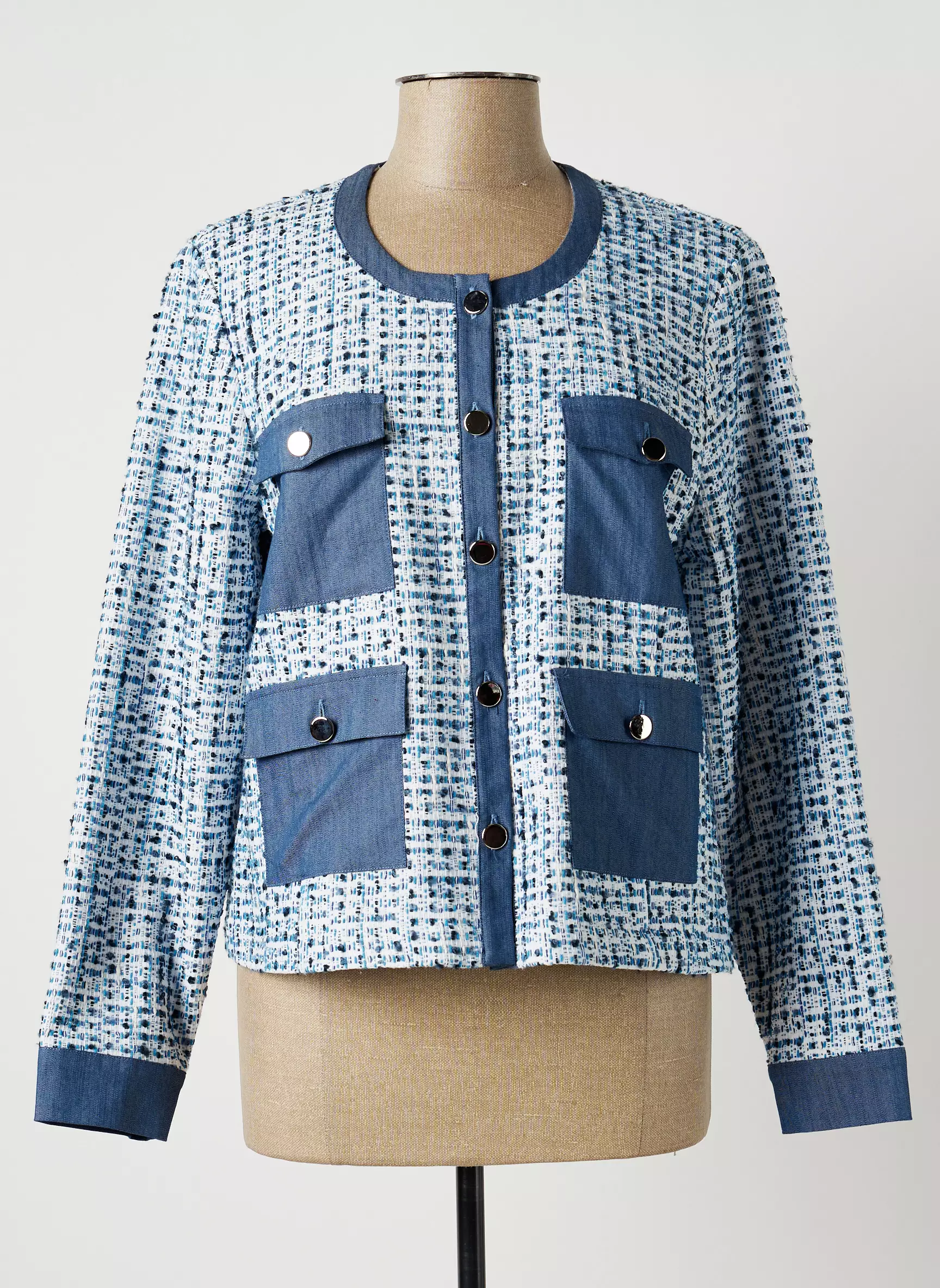 Bleu D Azur Vestechic Femme couleur bleu
